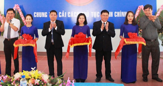 Huyện Krông Năng: Khánh thành đưa vào sử dụng Bộ phận Tiếp nhận và trả kết quả hiện đại
